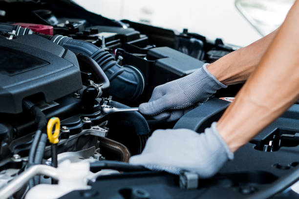 Engine servicing at Harrys Euro